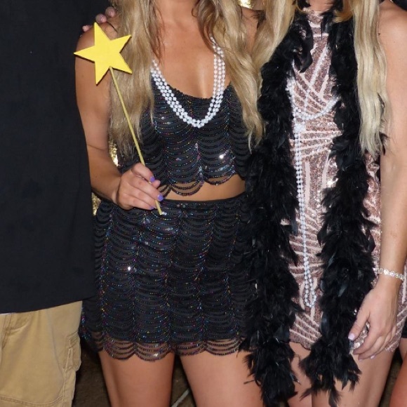 Sequin 2 piece skirt set - Picture 6 of 6